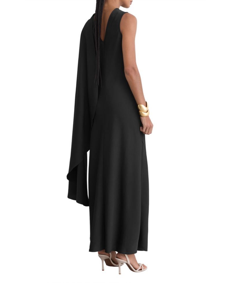 Women's Winnie One-Shoulder Cape Maxi Dress