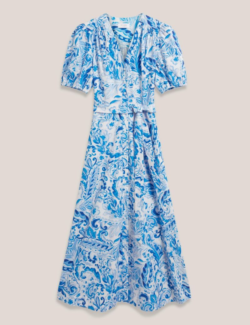 Women's Libby Short Sleeve V-Neck Midi Dress