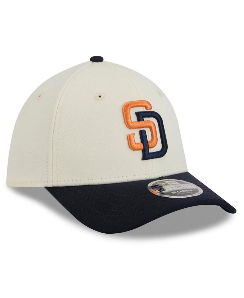 Men's Cream/Navy San Diego Padres 2026 City Connect M-Crown 39THIRTY Flex Hat
