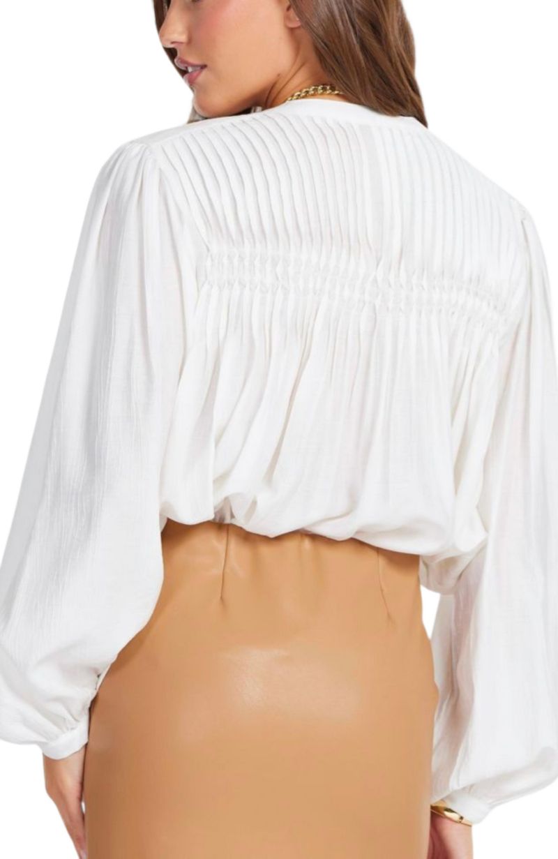 Women's Bishop + Young Pintuck Detail Blouse