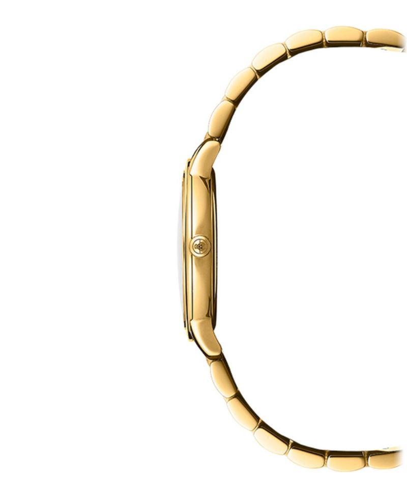 Women's Swiss Toccata Diamond-Accent Gold-Tone Stainless Steel Bracelet Watch 29mm