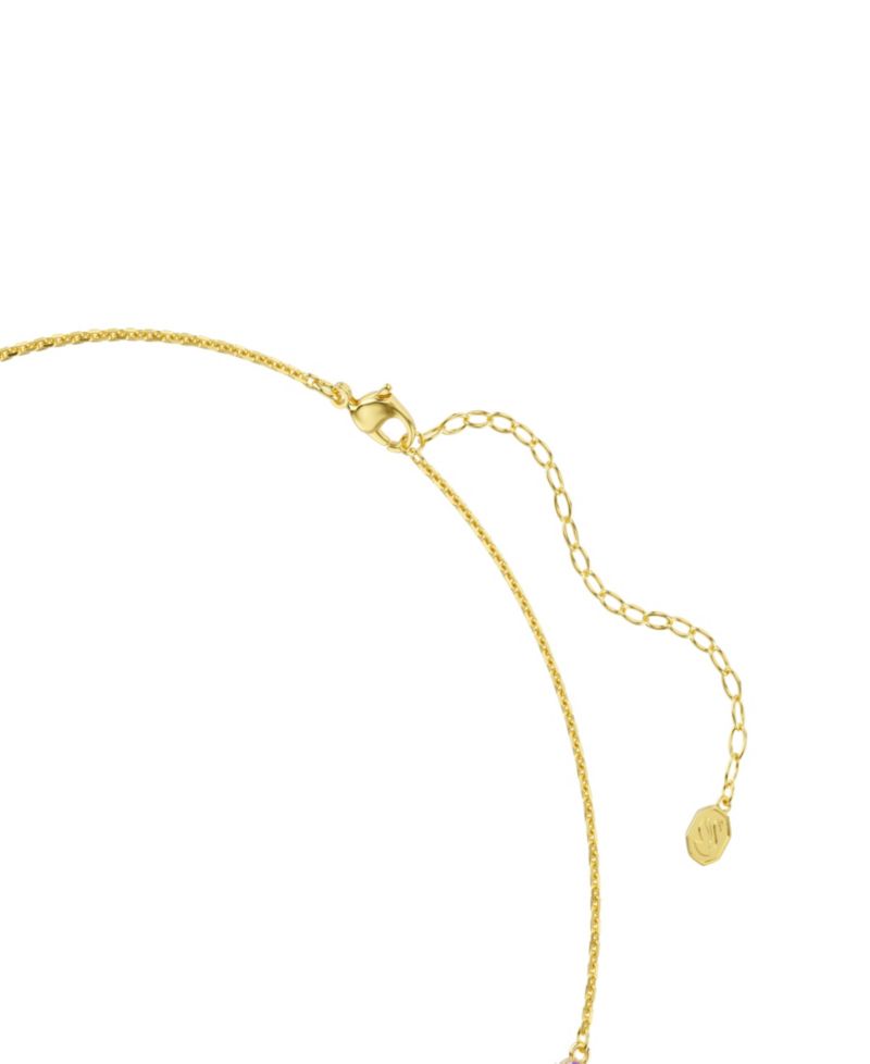 Gold-Tone Plated Gema Necklace
