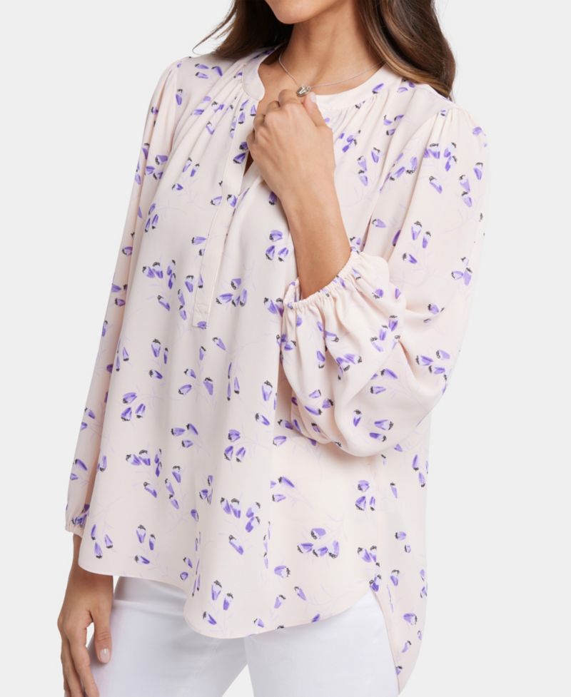 Women's Puff Sleeve Popover Top