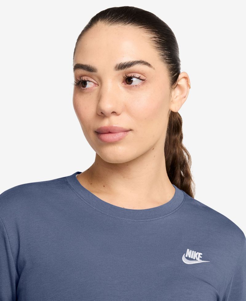 Plus Size Sportswear Club Long-Sleeve T-Shirt