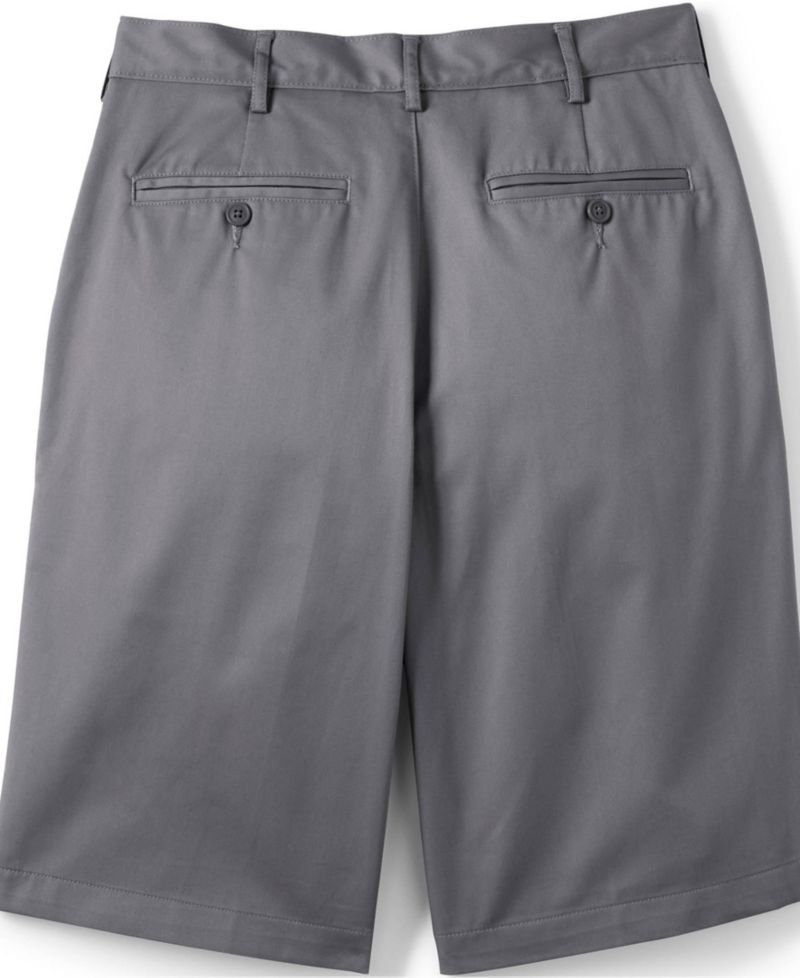 Men's 11" Plain Front Blend Chino Shorts