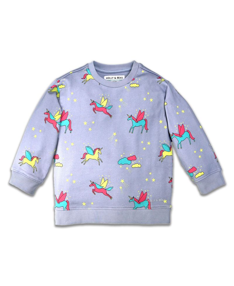 Child Long Sleeve Cotton Crew Neck Sweatshirt