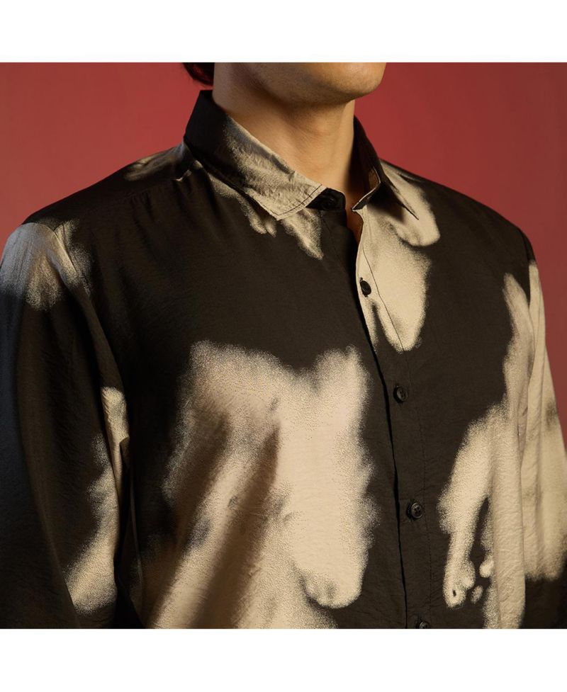 Men's Contrast Dab Shirt