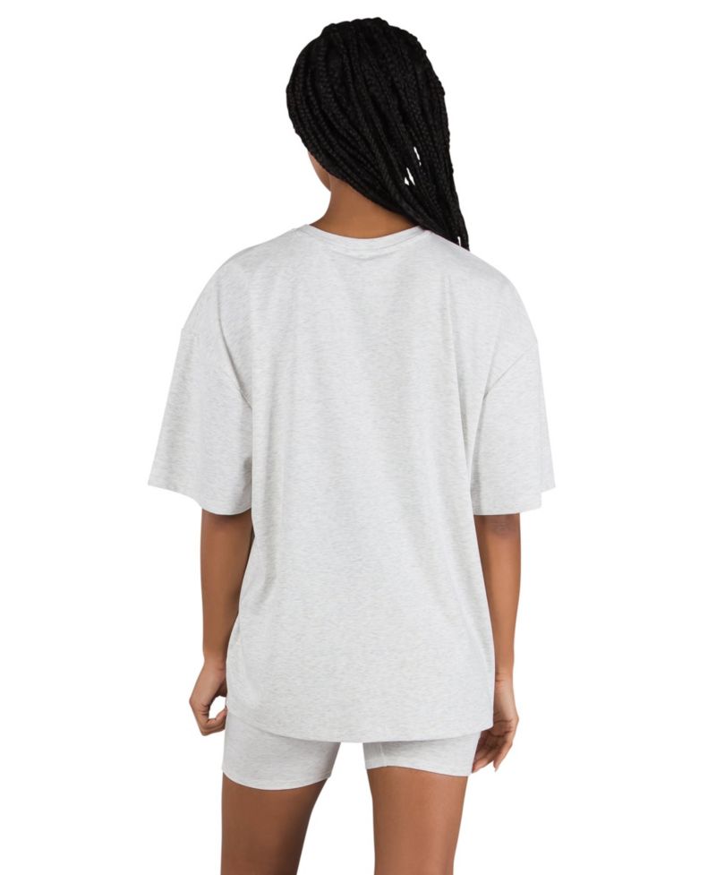 Women's Gray Buffalo Bills Fray T-Shirt and Briefs Sleep Set