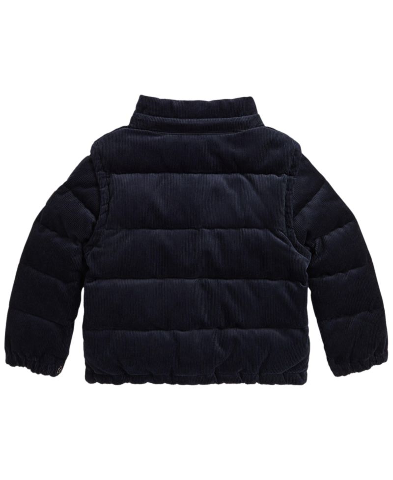 Boys' 2T-7 Convertible Corduroy Down Jacket