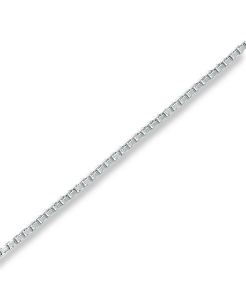 Adjustable 16"- 22" Box Link Chain Necklace in 18k Gold-Plated Sterling Silver, Created for Macy's (Also in Sterling Silver)