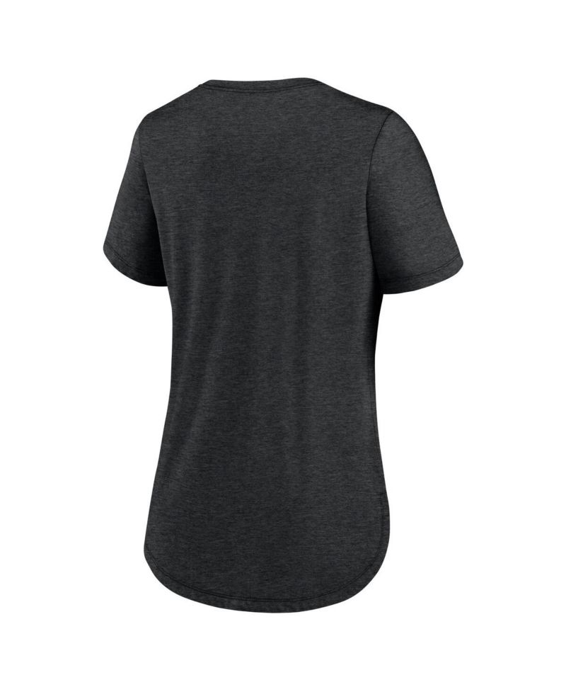 Women's Black Cincinnati Bengals Script Tri-Blend T-Shirt