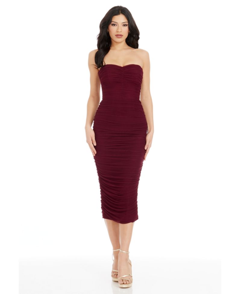 Women's Heather Strapless Bodycon Dress