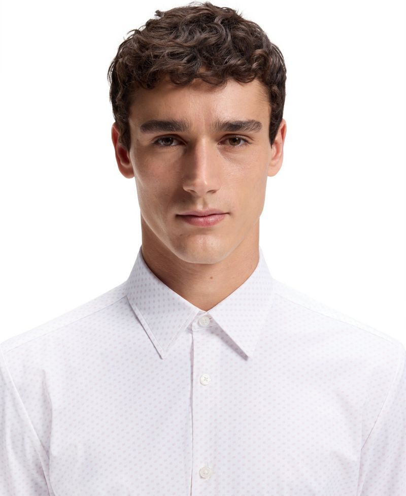 Men's Performance-Stretch Jersey Dress Shirt