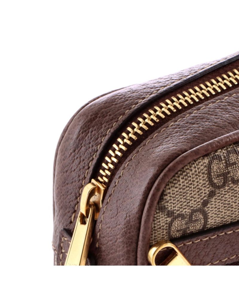 Mini Ophidia Shoulder Bag GG Coated Canvas