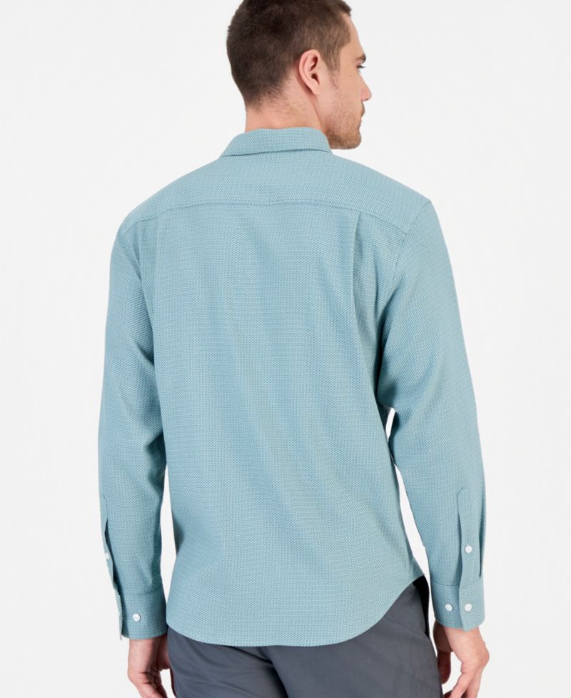 Men's Solid Woven Shirt