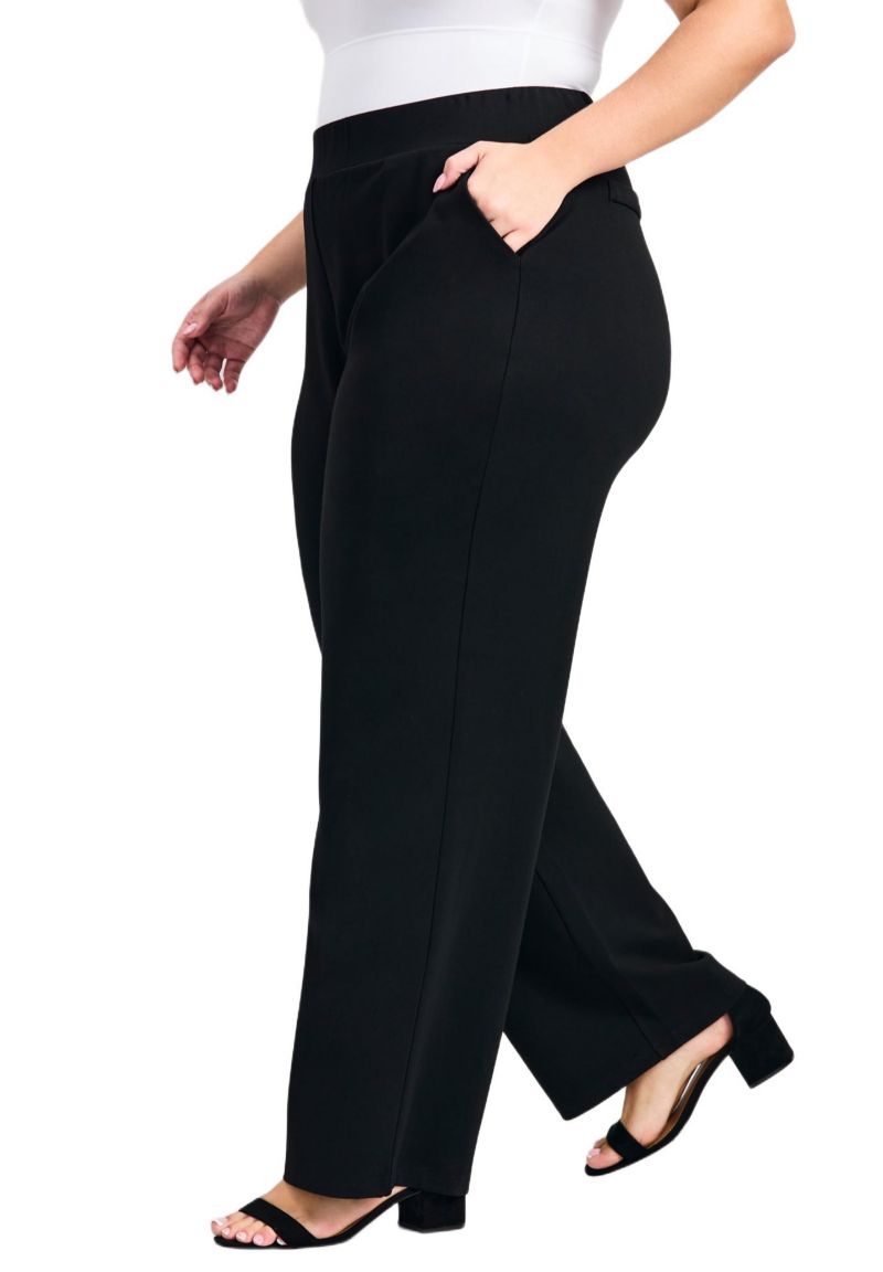 Women's Zoe Ponte Straight Leg Pants
