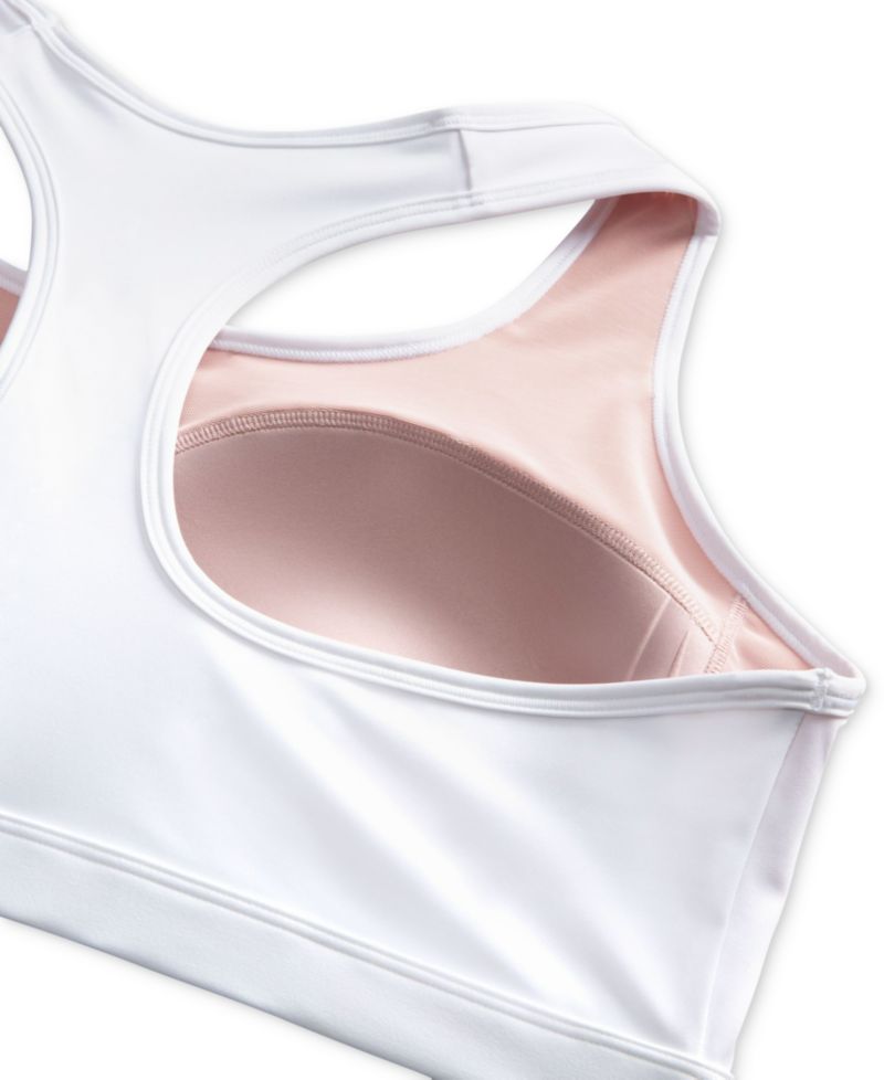 Plus Size Active Medium-Support Padded Logo Sports Bra