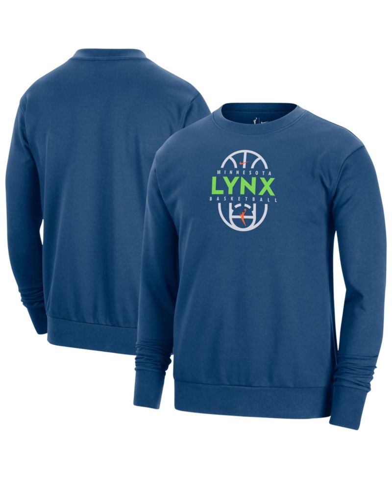 Men's and Women's Blue Minnesota Lynx 2026 On-Court Practice Dri-FIT Sweatshirt