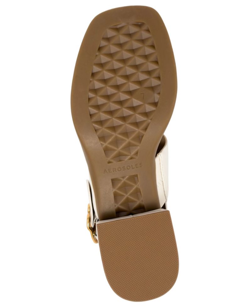 Women's Dove Low Heeled Square Toe Dress Sandals
