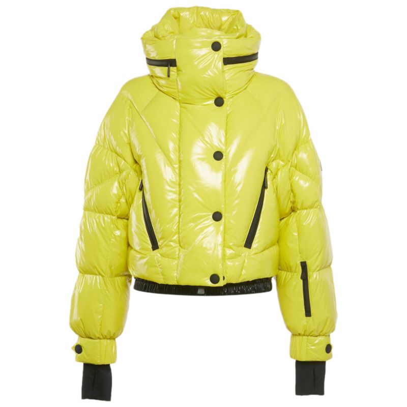 Women's Grenoble Yellow Nylon Down Ski Jacket