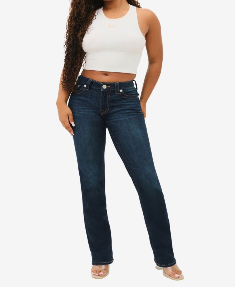 Women's Billie Mid Rise Straight Jeans