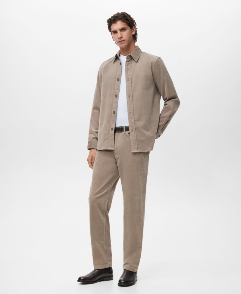 Men's Corduroy Cotton Overshirt