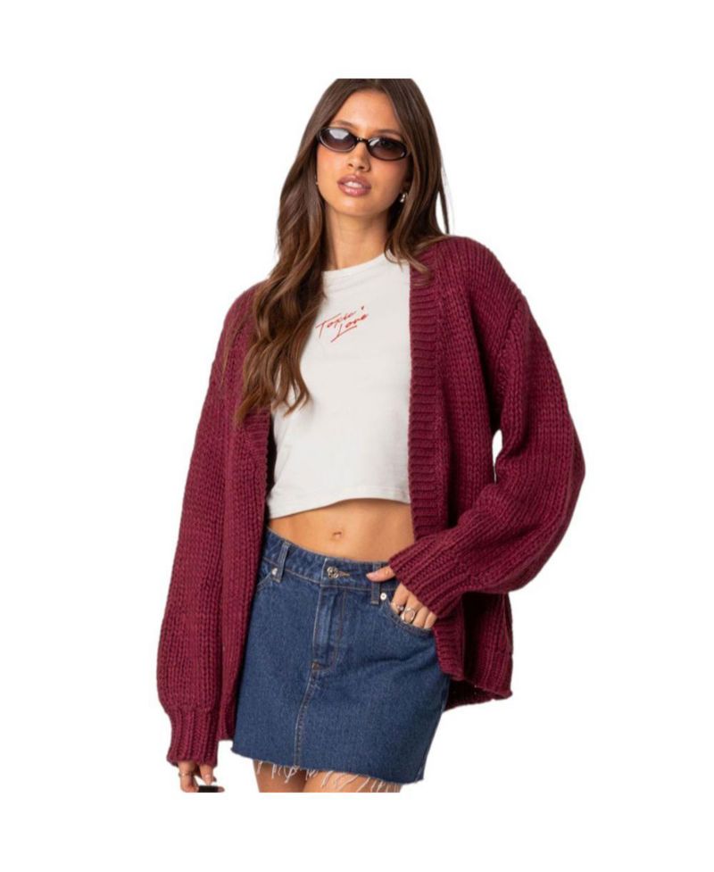 Women's Anina oversized knit cardigan
