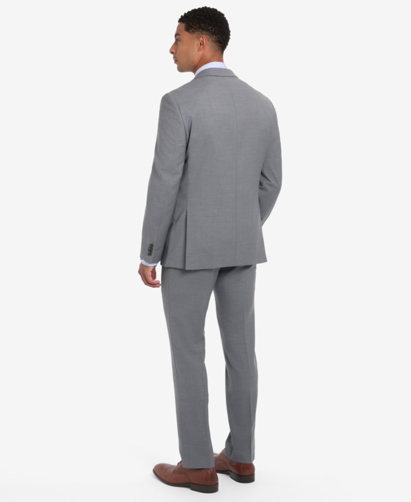 Men's Modern-Fit Wool TH-Flex Stretch Suit Separates Pant