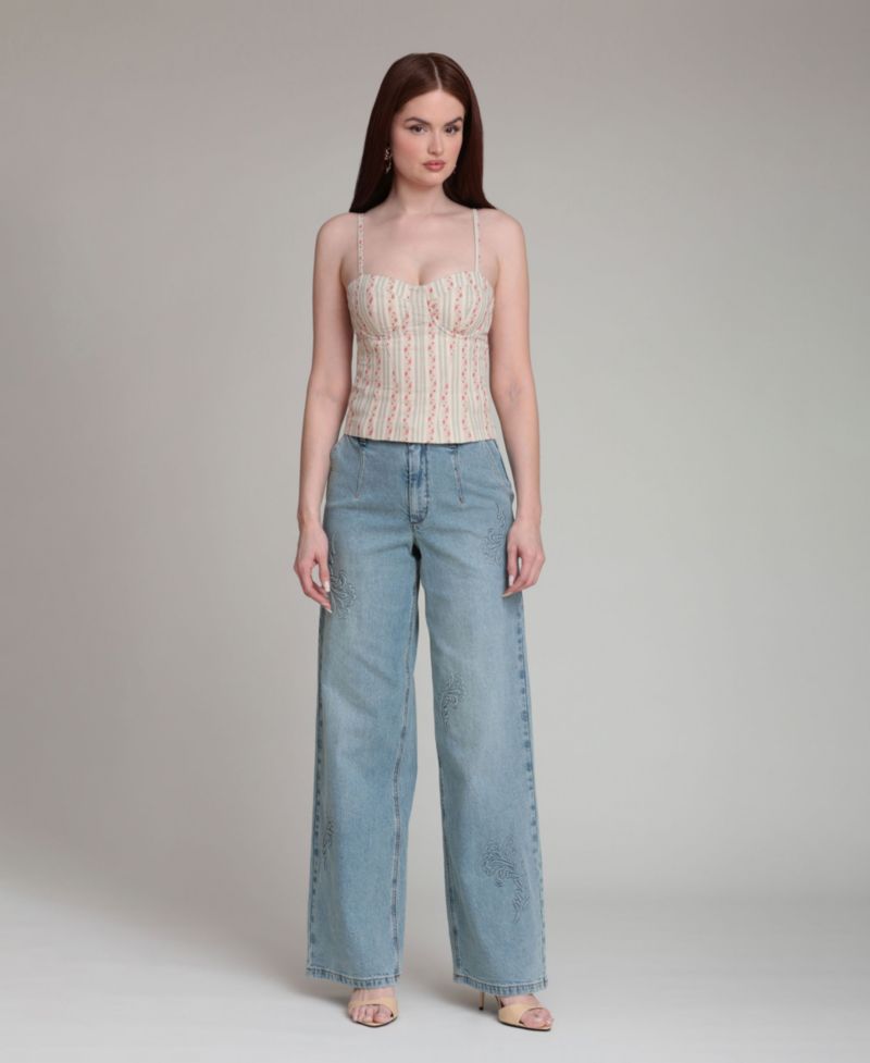 Women's Sweetheart Neck Mini Top