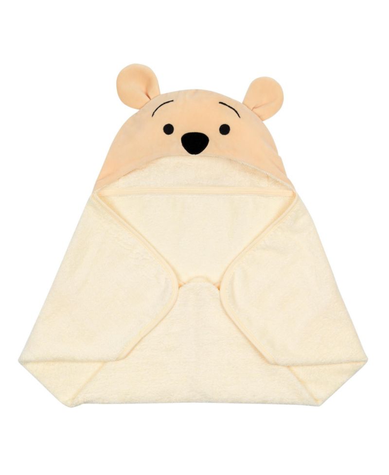 Baby Lambs and Ivy Disney Winnie the Pooh Tan Cotton Hooded Bath Towel