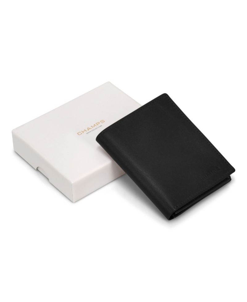 Men's Onyx Collection Leather Vertical Wallet