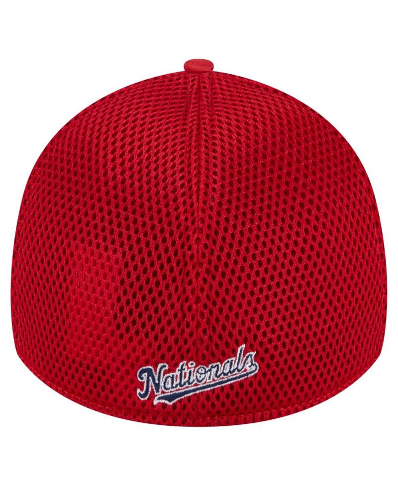 Men's Red Washington Nationals Subtle Camo 39THIRTY Flex Hat