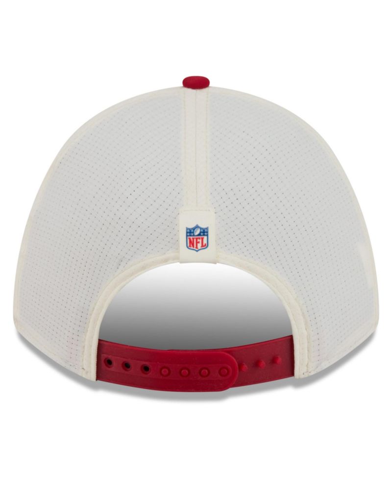 Big Boys and Girls Cream/Scarlet San Francisco 49ers 2026 Training Camp 9FORTY M-Crown Adjustable Hat
