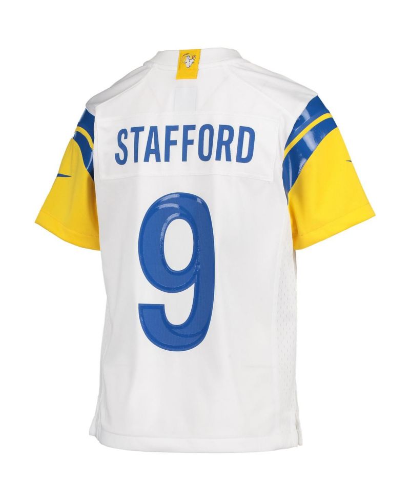 Big Boys Matthew Stafford Bone Los Angeles Rams Game Jersey