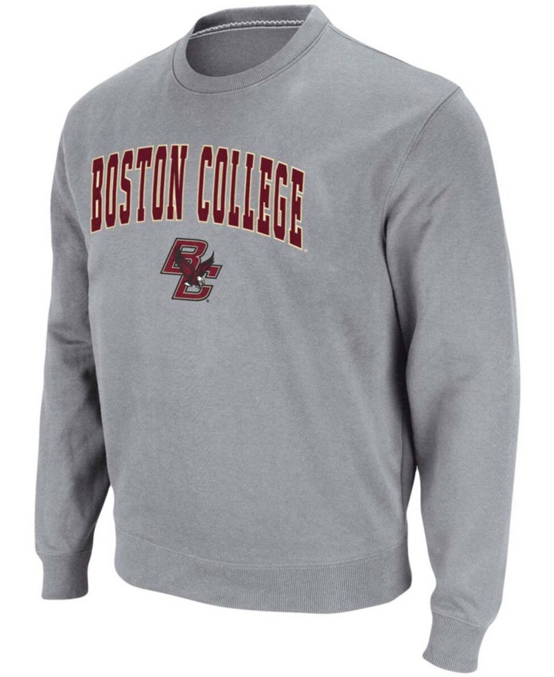Men's Boston College Eagles Arch Logo Crew Neck Sweatshirt