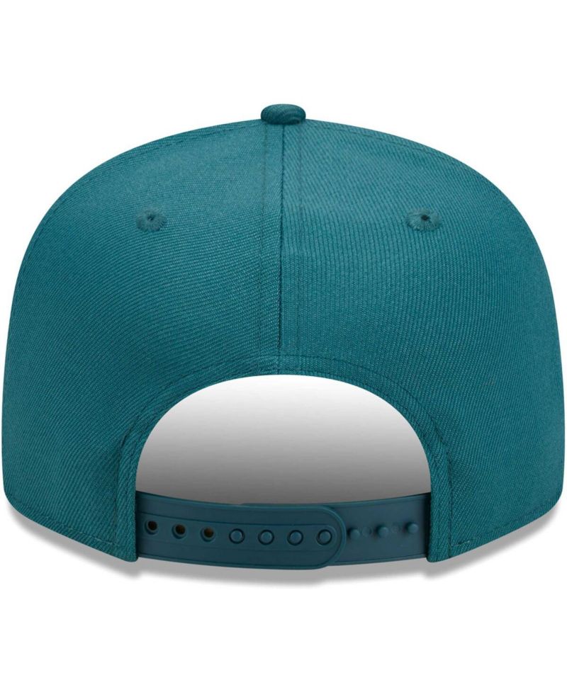 Men's Midnight Green Philadelphia Eagles Main Script 9FIFTY Snapback Hat