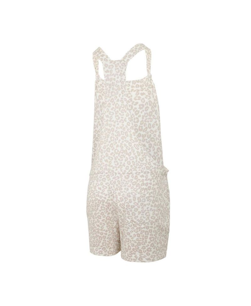 Women's Cream Philadelphia Phillies Montana Hacci Knit Romper Overalls