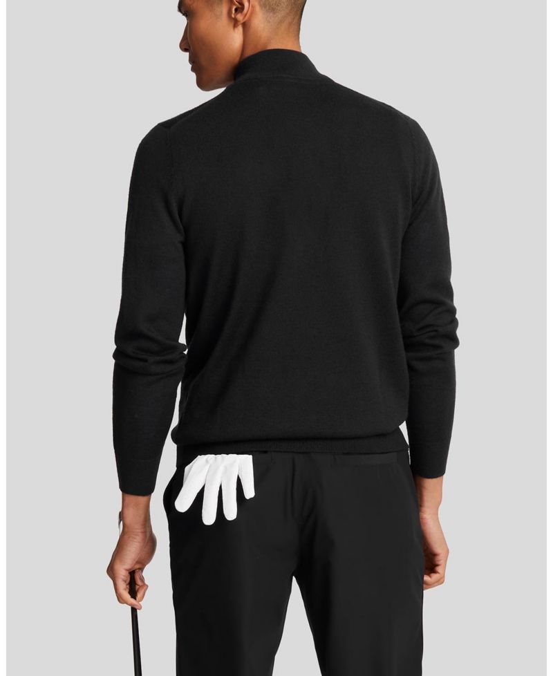 Men's Golf Quarter Zip Merino Sweater