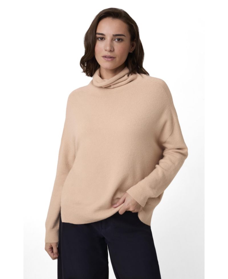 Women's Oversized Slouchy Roll Neck Jumper