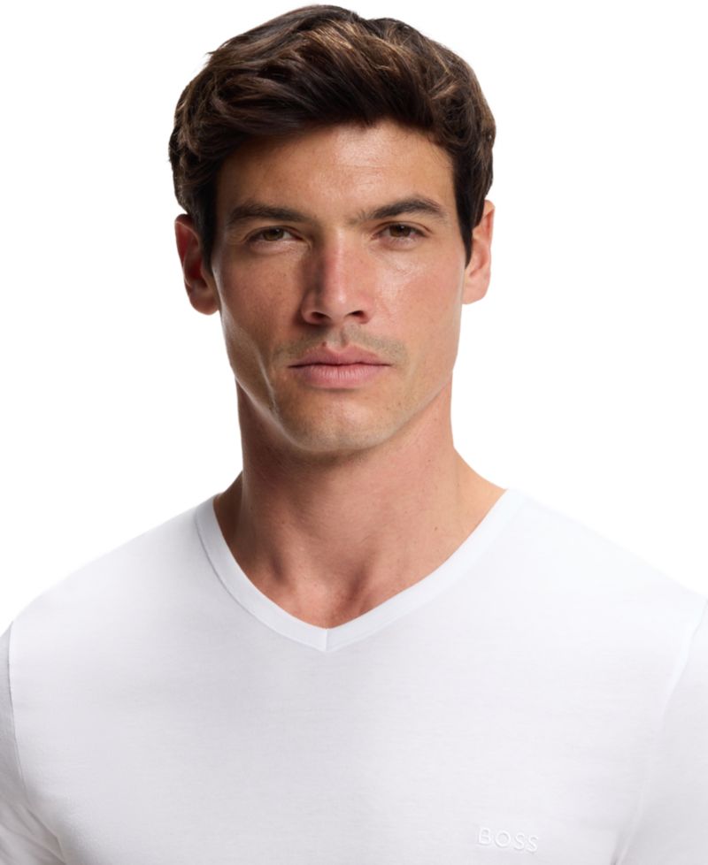 Men's 3-Pack Classic Solid V-Neck T-Shirts