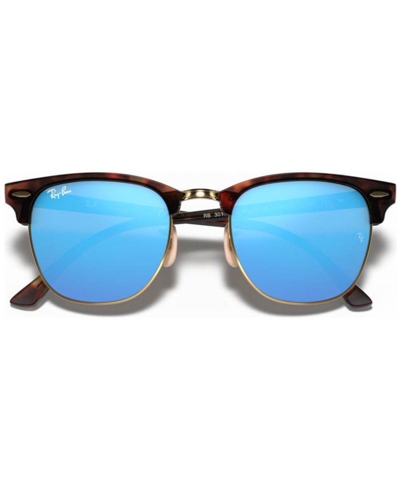 Unisex Sunglasses, RB3016 CLUBMASTER MINERAL FLASH LENSES
