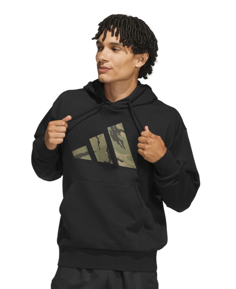 Men's Camo Big Logo Fleece Hoodie