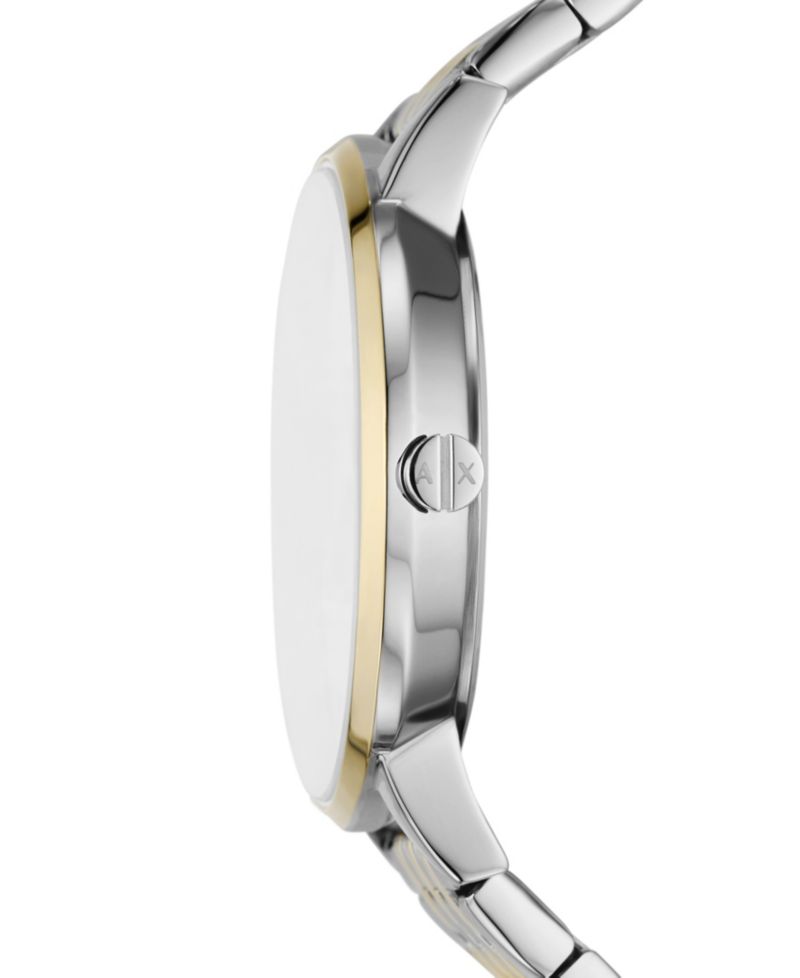Women's Three Hand Two-Tone Stainless Steel Watch 36mm and Bracelet Set