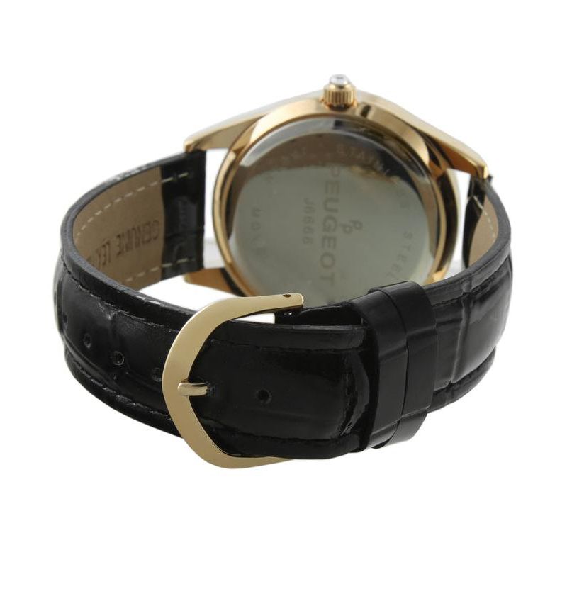 Women's Couture Gold Watch Leopard Dial Swarovski Crystal