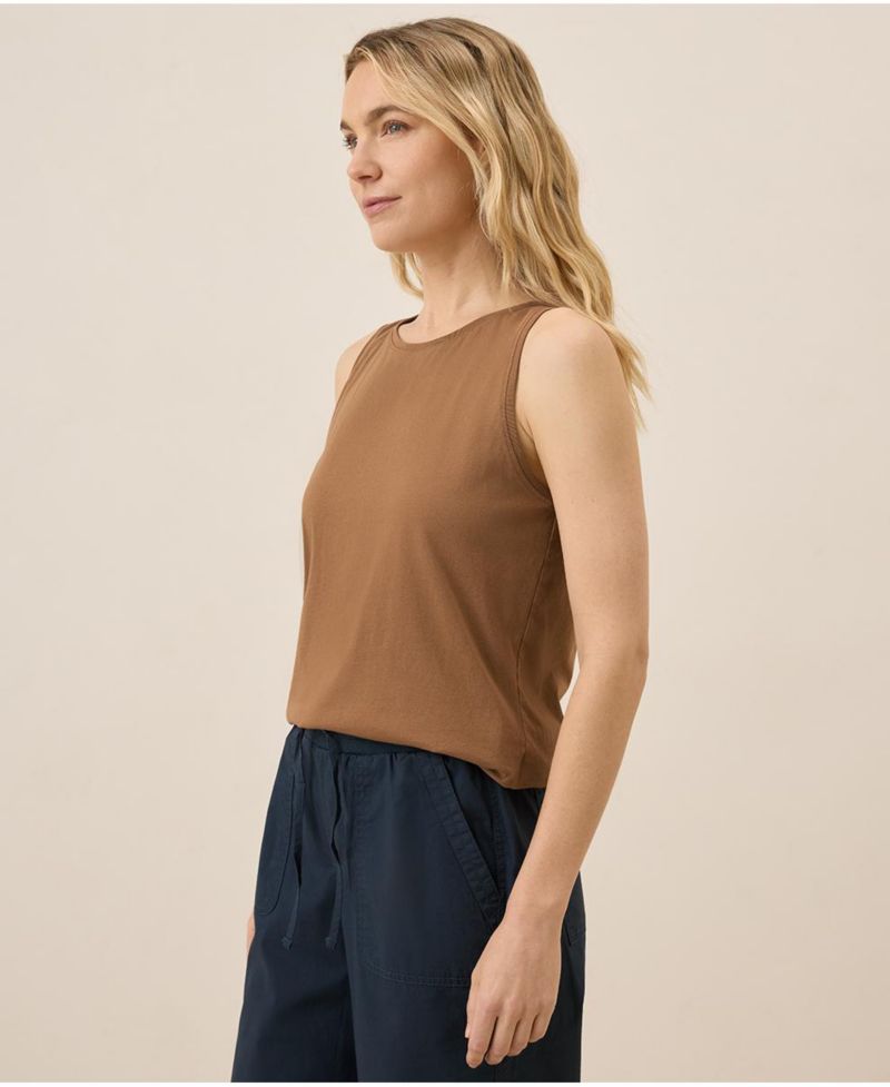 Women's Organic Cotton Softspun High Neck Tank