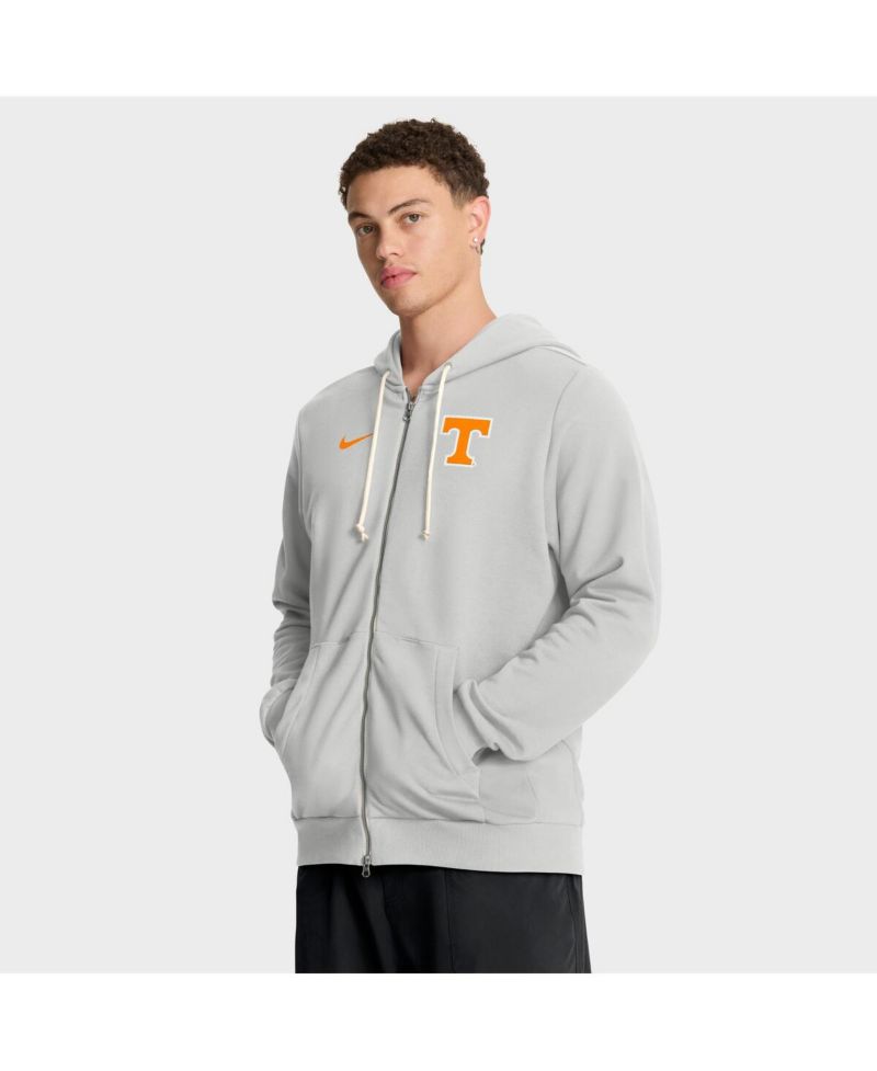 Men's Gray Tennessee Volunteers 2025 Sideline Standard Issue Dri-FIT Full-Zip Hoodie