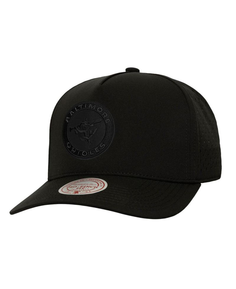 Men's Black Baltimore Orioles Perfect Icon Pro Pinch Snapback Hat