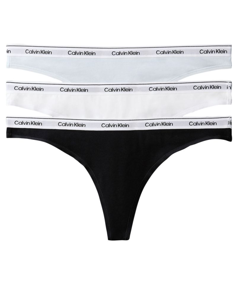 Women's Icon Logo 3-Pack Thong Underwear QD5209