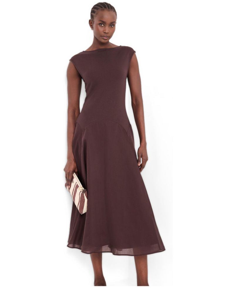 women's Sleeveless Midi Dress