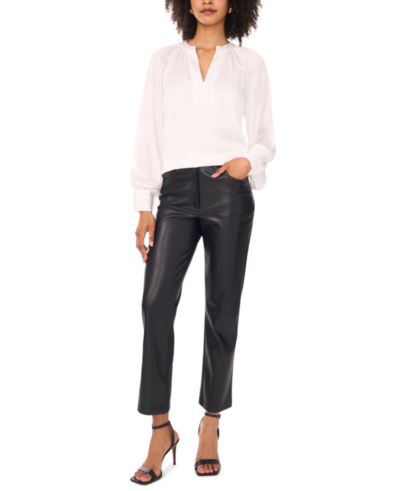 Women's V-Neck Long Sleeve Top